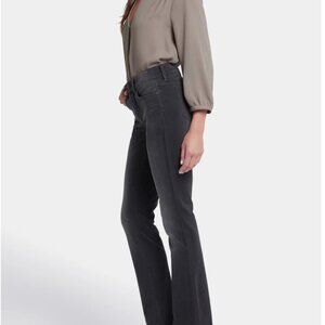 NYDJ Marilyn Straight, LiftxTuck, Gray, Size 2